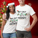 Search for most likely to christmas tshirts Trendy