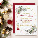 Search for red berries christmas invitations Red and green