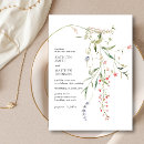 Search for floral arch wedding invitations Wildflower