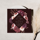 Search for burgundy flowers geometric wedding invitations Fall romantic watercolor flowers