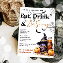 Search for scary halloween birthday invitations Costumes and cocktails