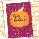 Search for candy halloween cards Hand lettering