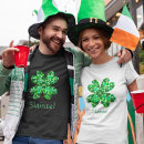 Search for green shamrock tshirts Slainte