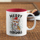 Search for corgi christmas mugs Pet lover