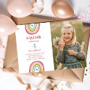 Search for rainbow birthday invitations Calligraphy script