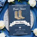 Search for cowboy boot bridal shower invitations Cowboy cowgirl boots