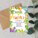 Search for two rex birthday invitations Boy