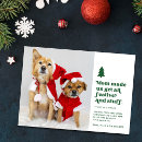 Search for funny pet christmas cards Retro