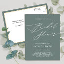 Search for sage bridal shower invitations Script
