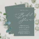 Search for sage green bridal shower invitations Script
