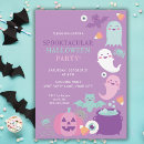 Search for purple halloween invitations Ghost