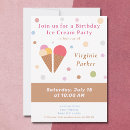 Search for pastel ice cream birthday invitations Colourful