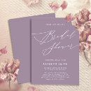 Search for mauve bridal shower invitations Purple