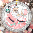 Search for santa and mrs claus christmas tree decorations Vintage