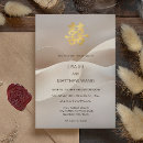 Search for abstract art wedding invitations Gold