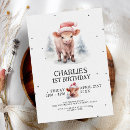 Search for cute cow birthday invitations Kids birthday party
