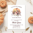 Search for floral pumpkin baby shower invitations Burgundy