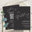 Search for charcoal wedding invitations Dark grey