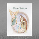 Search for christmas nativity postcards Angel