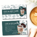 Search for barista business cards Coffeehouse