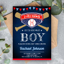 Search for sports baby boy shower invitations Modern