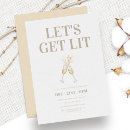 Search for champagne seasonal invitations Modern