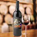Search for halloween wine labels Retro