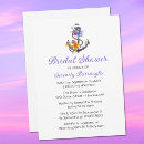 Search for floral nautical bridal shower invitations Anchor