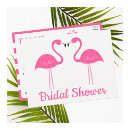 Search for pink flamingo bridal shower invitations Beach