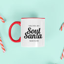 Search for santa claus drinkware Typography