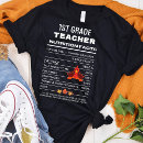 Search for 1st grade teacher tshirts Thanksgiving