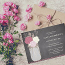 Search for floral mason jar invitations Country