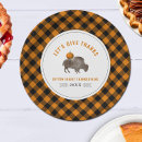 Search for buffalo plaid paper plates Pumpkin