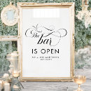 Search for open bar free drinks wedding signs Calligraphy