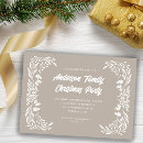Search for family gathering christmas invitations Modern