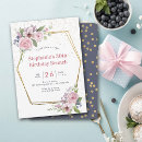 Search for hexagon frame invitations Watercolor