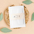 Search for invitation belly bands Blush pink