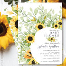 Search for sunflower shower invitations Elegant