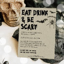 Search for scary birthday invitations Costumes and cocktails