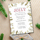 Search for red and gold christmas invitations Festive