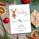 Search for office christmas invitations Reindeer
