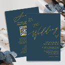 Search for dusty blue and gold wedding invitations Elegant
