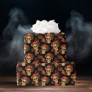 Search for red roses wrapping paper Gothic