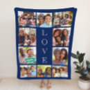 Search for 10 photo collage blankets Navy blue