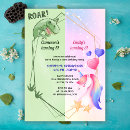 Search for boy and girl birthday invitations Rainbow