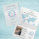 Search for crest wedding invitations Dusty blue