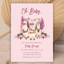 Search for llama fiesta baby shower invitations Gender neutral