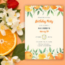 Search for citrus birthday invitations Floral