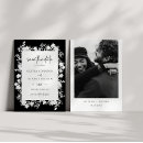 Search for traditional save the dates Black and white