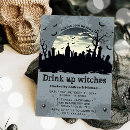 Search for moon halloween invitations Halloween cocktail party
